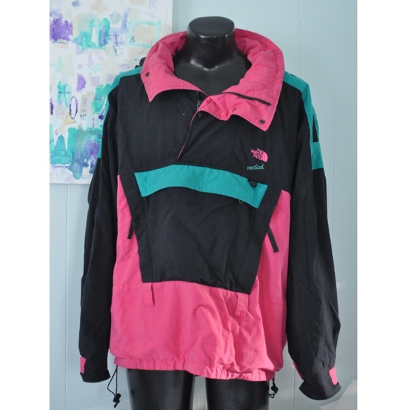 north face pullover ski jacket
